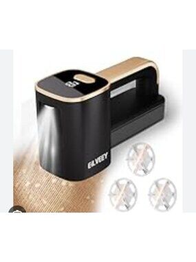 Eilveey Rechargeable Lint Remover 6-Blade Head & LED Display Clothes & Furniture